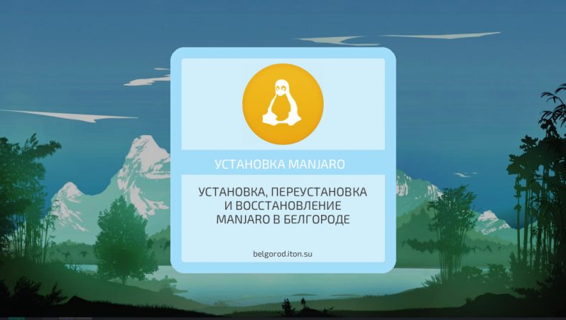 Установка, переустановка и восстановление Manjaro в Белгороде