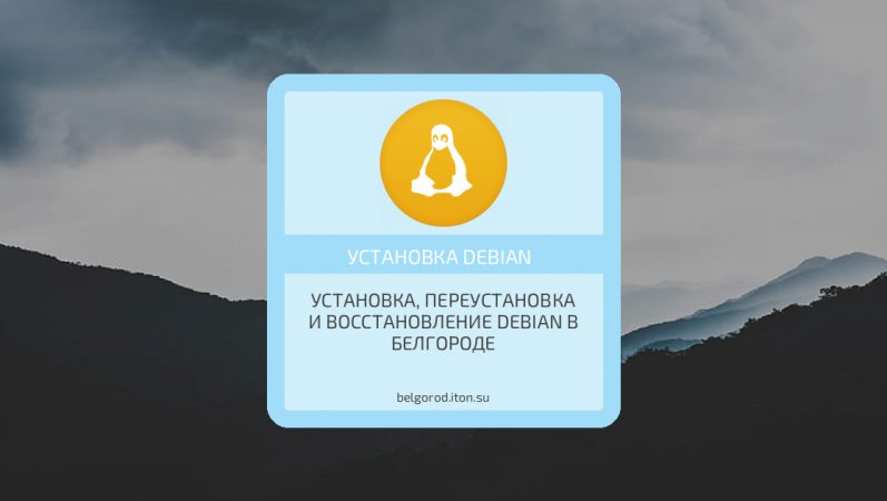 Установка, переустановка и восстановление Debian в Белгороде
