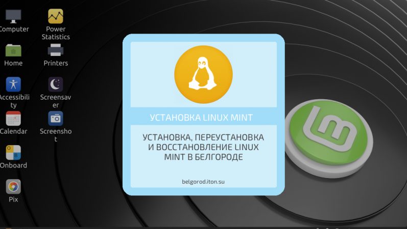 Установка, переустановка и восстановление Linux Mint в Белгороде
